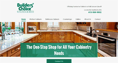 Desktop Screenshot of builderschoicekitchens.net